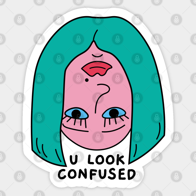 Confused lady meme Confused Lady Meme Sticker TeePublic